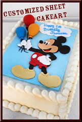 Customized Sheet CakeArt